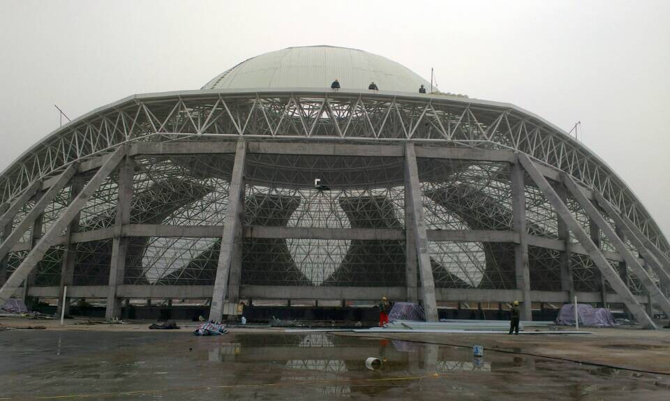 丹阳温泉馆网架工程